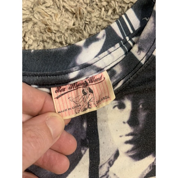 Vintage NWA Straight Outta Compton All Over Print Shirt XL LS SMW Brand Street - Picture 3 of 8